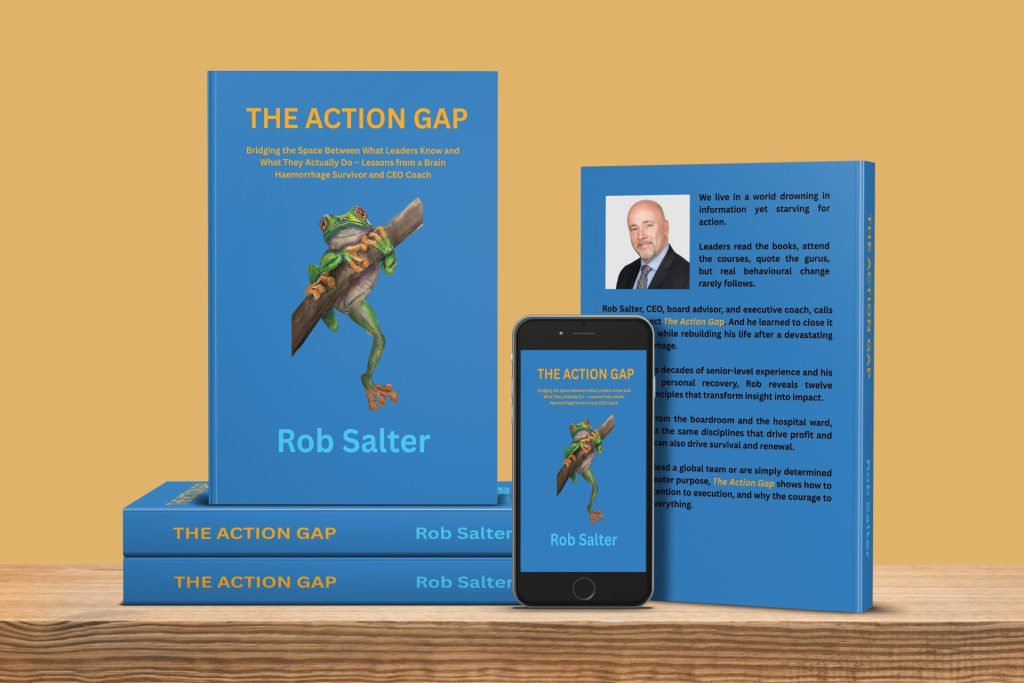 The Action Gap by Rob Salter — book cover